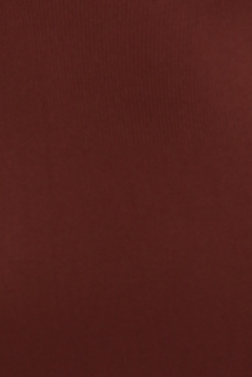 Seamless Rib Knit Romper Bodysuit - Chocolate Brown
